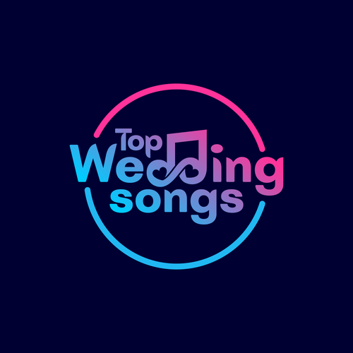 Singer logo with the title 'Combine Wedding and  Song logo'