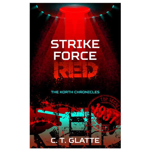 Military book cover with the title 'Striking eBook Cover'