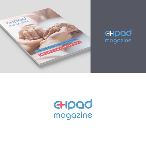 Magazine logo with the title 'Logo for nursing homes magazine'