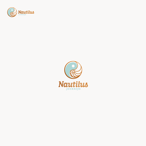 Copper design with the title 'mindful travel agency'