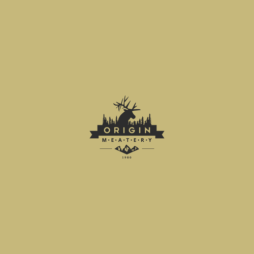 Outdoor brand with the title 'Vintage logo design'