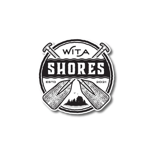 Paddle logo with the title 'Wita Shores'