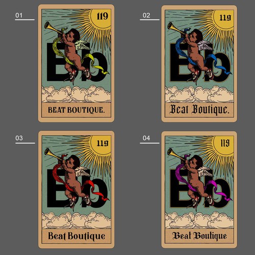 Angel artwork with the title 'Beat Boutique Design'