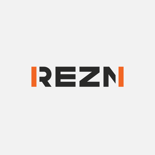 Letter design with the title 'Logo for "Rezn"'