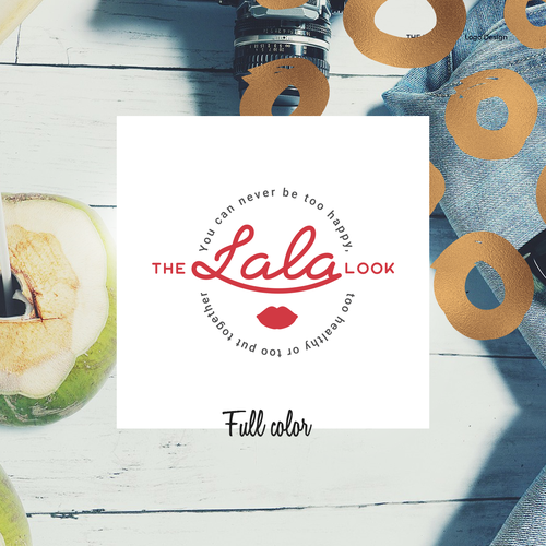 Lips design with the title 'Logo re-design '