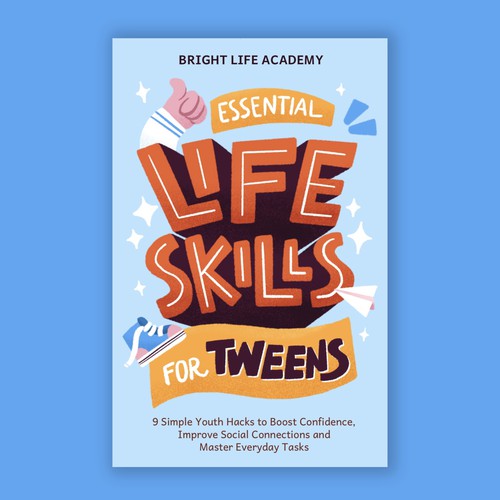 Teen book cover with the title 'Teen Non-Fiction Book Cover'