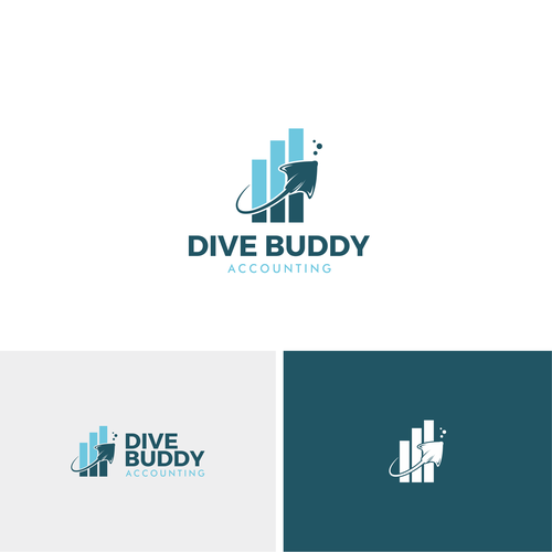 Pie chart logo with the title 'DIVE BUDDY'