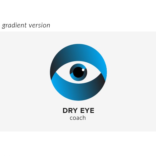 View logo with the title 'Logo design for Dry Eye Coach'