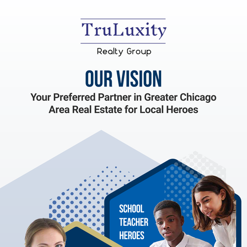 Chicago design with the title 'TruLuxity Rack Card Design'