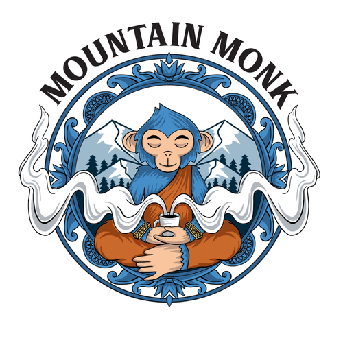 Buddha logo with the title 'Coffee'