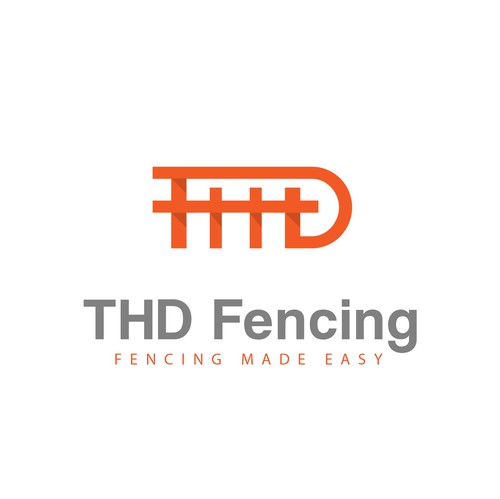 Fence design with the title 'THD fence'