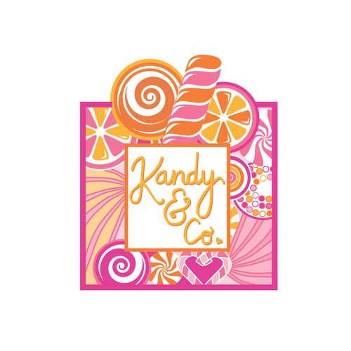 Flavor design with the title 'Kandy & Co.'