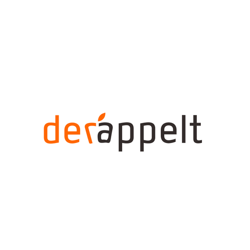 Apple logo with the title 'Derappelt Wordmark'