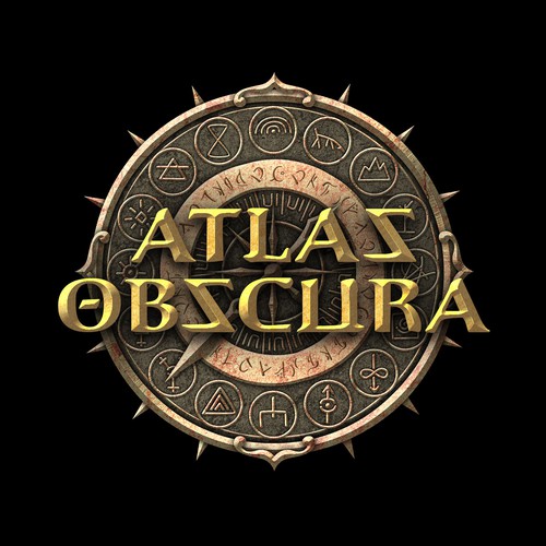 Title design with the title 'Atlas Obscura'