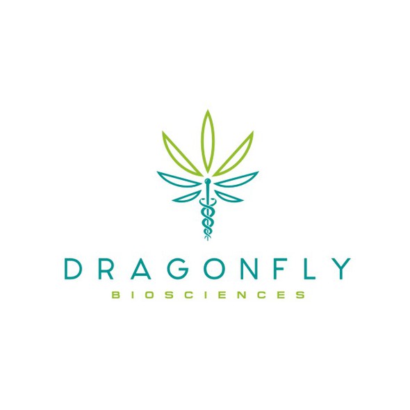 Caduceus logo with the title 'Logo for Wellness / Pharma company Dragonfly Sciences'