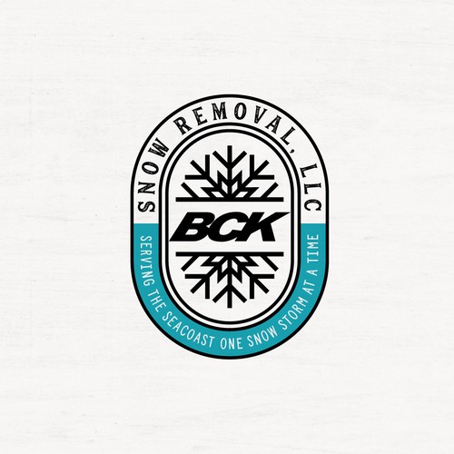 Snow logo with the title 'BCK Snow Removal, LLC'