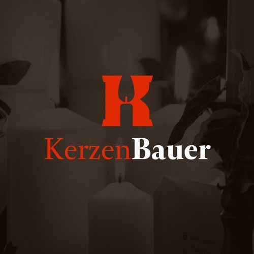 Fire design with the title 'K + Candle'