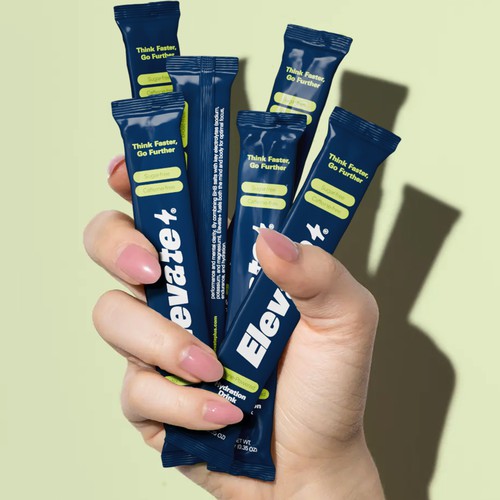 Energy drink packaging with the title 'Hydration Drink Brand Design'