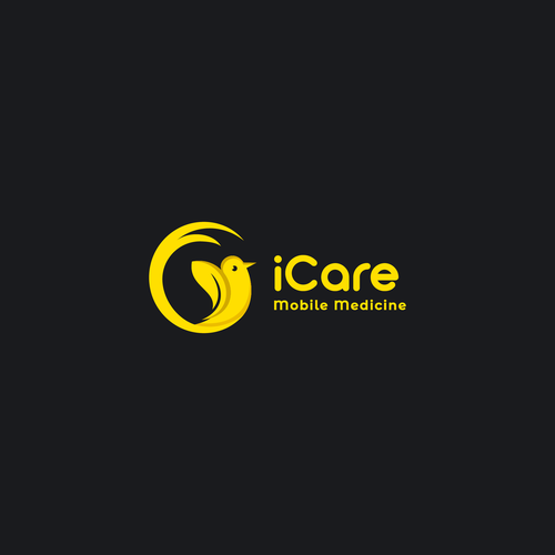 Inviting design with the title 'Medical logo for iCare mobile medicine'