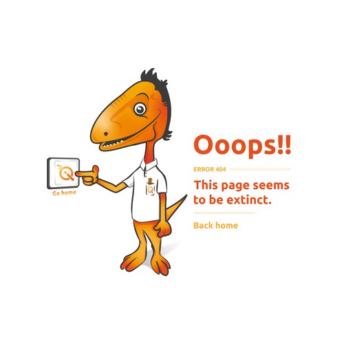 Nerd design with the title 'Dino Mascot'