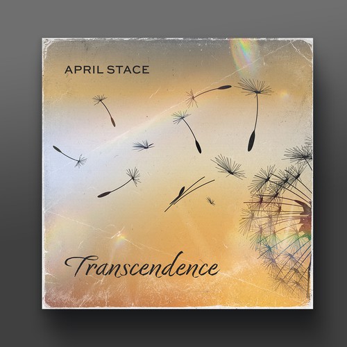 Wind design with the title 'Transcendence Album cover. ( 1-to-1 project )'
