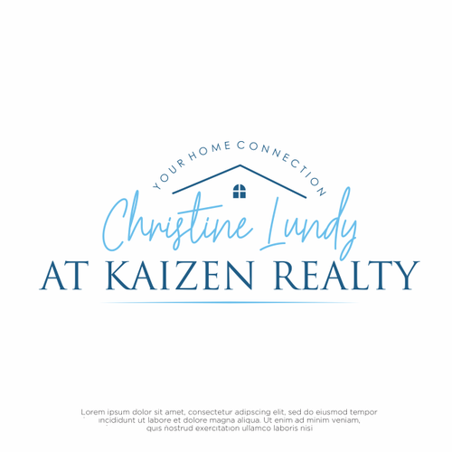 Real estate logo with the title 'cristine lundy'