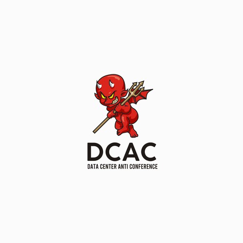 Devil logo with the title 'dcac'