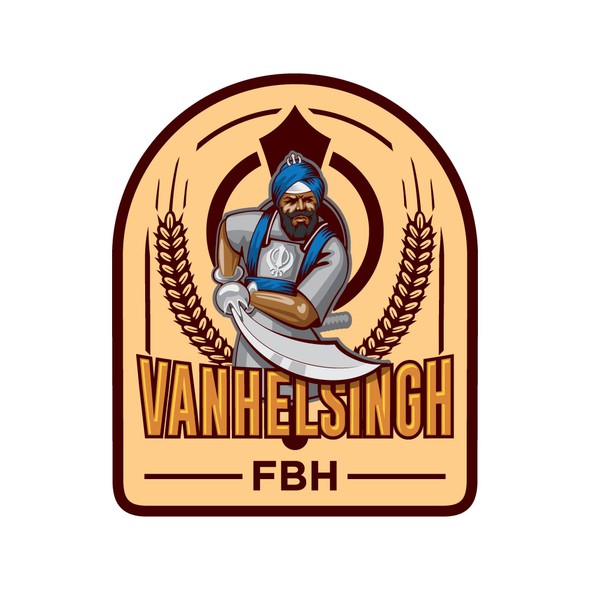 Adobe Illustrator artwork with the title 'vanhelsingh'