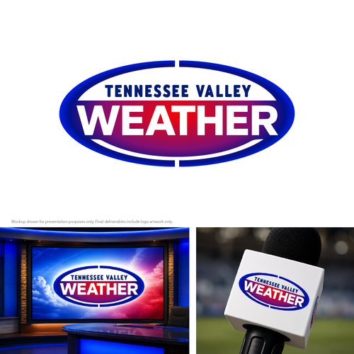 Antenna logo with the title 'Tennessee Valley Weather – Broadcast Channel Logo'