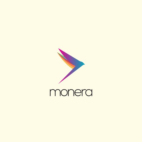 Bird design with the title 'Monera'