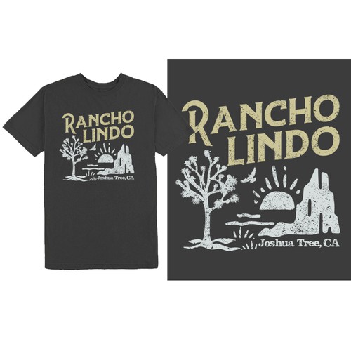 Airbnb design with the title 'Rancho Lindo'
