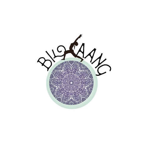 Buddha logo with the title 'Bilaang Yoga Pose Mandala'