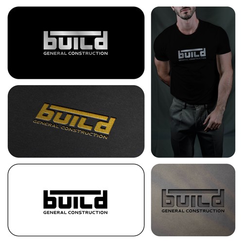 Commercial logo with the title 'Construction Company Logo Design'