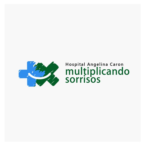 Hospital logo with the title 'Logo for Hospital Angelina Caron in Brazil'