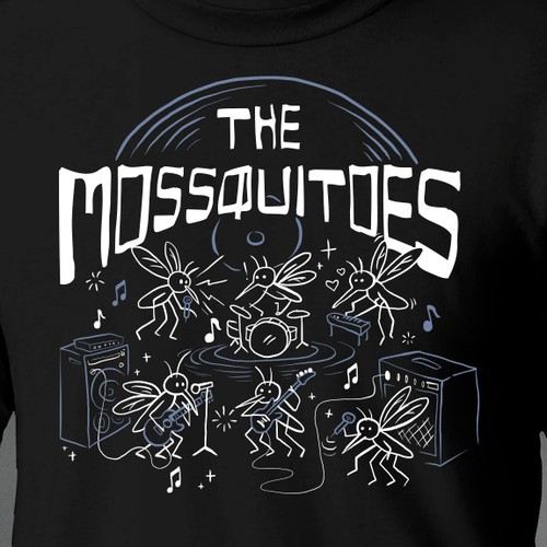 Bass design with the title 'The Mossquitoes'