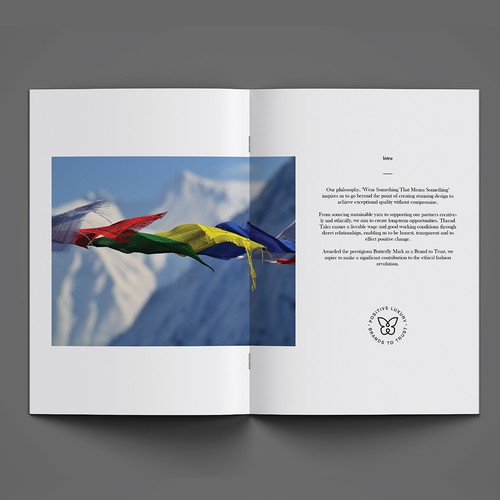 Thread design with the title 'Lookbook'