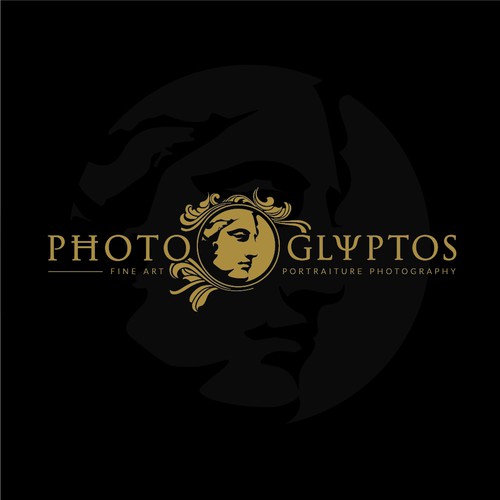 Roman logo with the title 'Logo for Photographer'