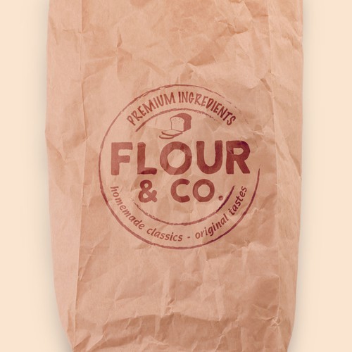 Corporate design logo with the title 'Bakery logo'