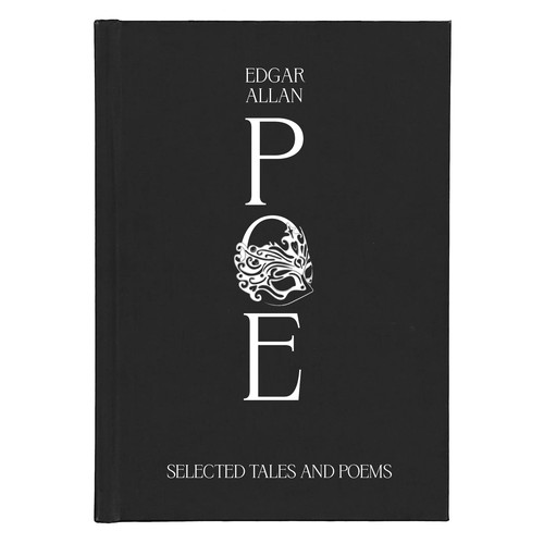 Mystic design with the title 'Minimalistic Book Cover - Poe'
