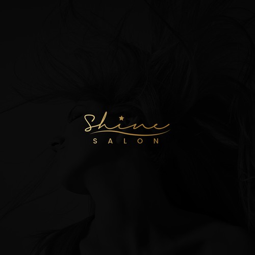 Stylist logo with the title 'Make me a logo for my neighborhood salon'