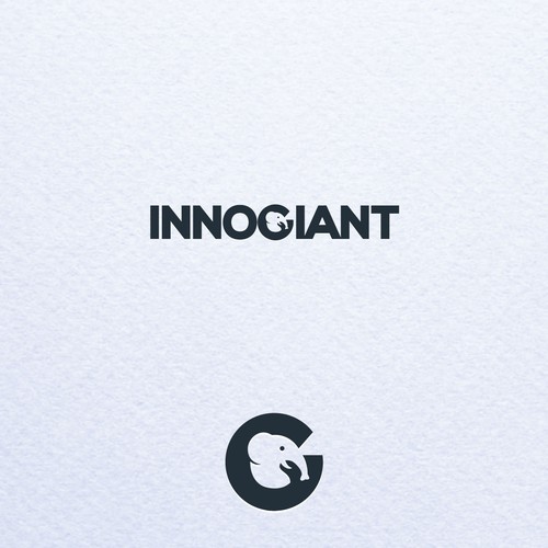 Elephant brand with the title 'Bold Logo for INNOGIANT'