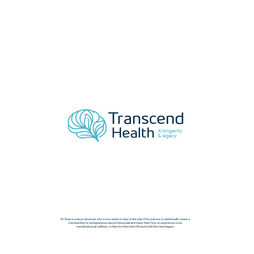 Brain brand with the title 'Transcend Health'