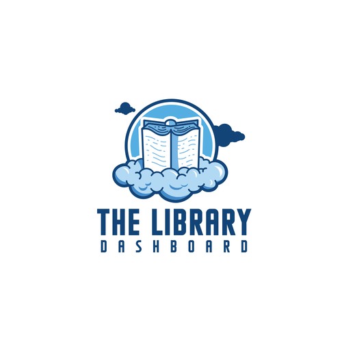 Literature logo with the title 'book logo'