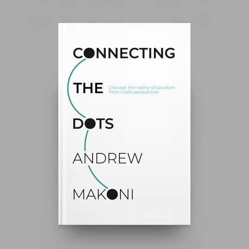 Dot design with the title 'Book cover for christian book'