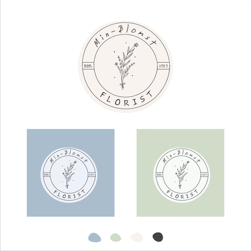 Florist logo with the title 'Logo for florist'