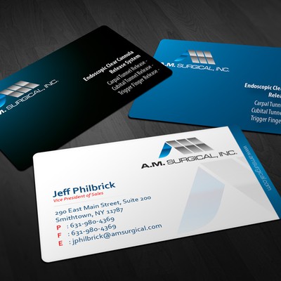Business Card for Surgery Company - A.M. Surgical, Inc.