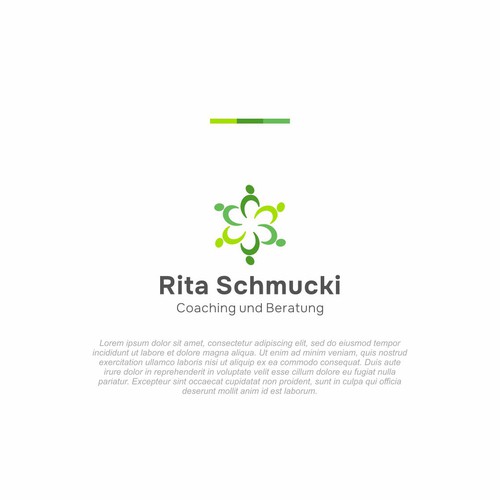 Figure logo with the title 'Rita Schmucki, Coaching und Beratung'