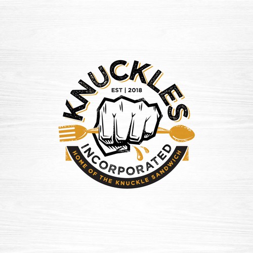 Burger brand with the title 'Winning logo for Restaurant'