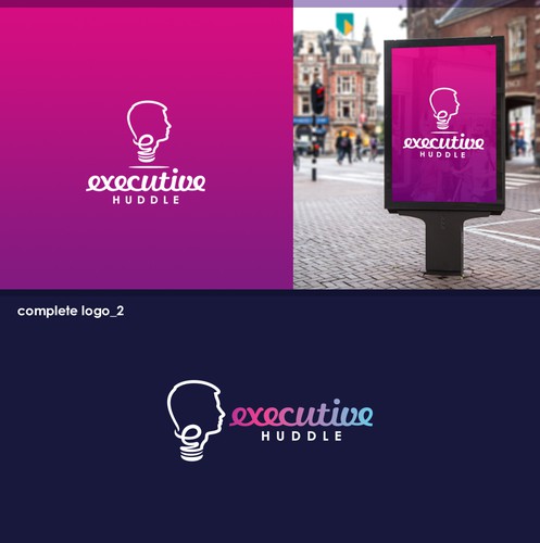 Colorful logo with the title 'Digital Boardroom Logo'