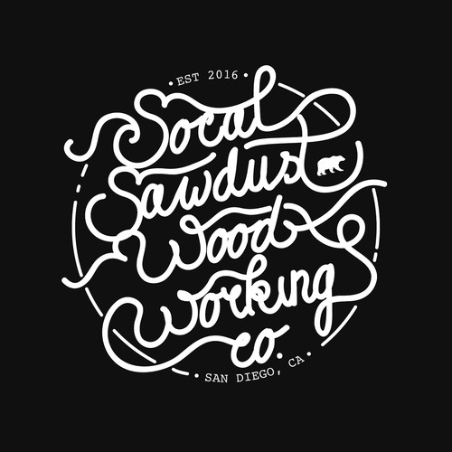 Bear brand with the title 'Logo design '